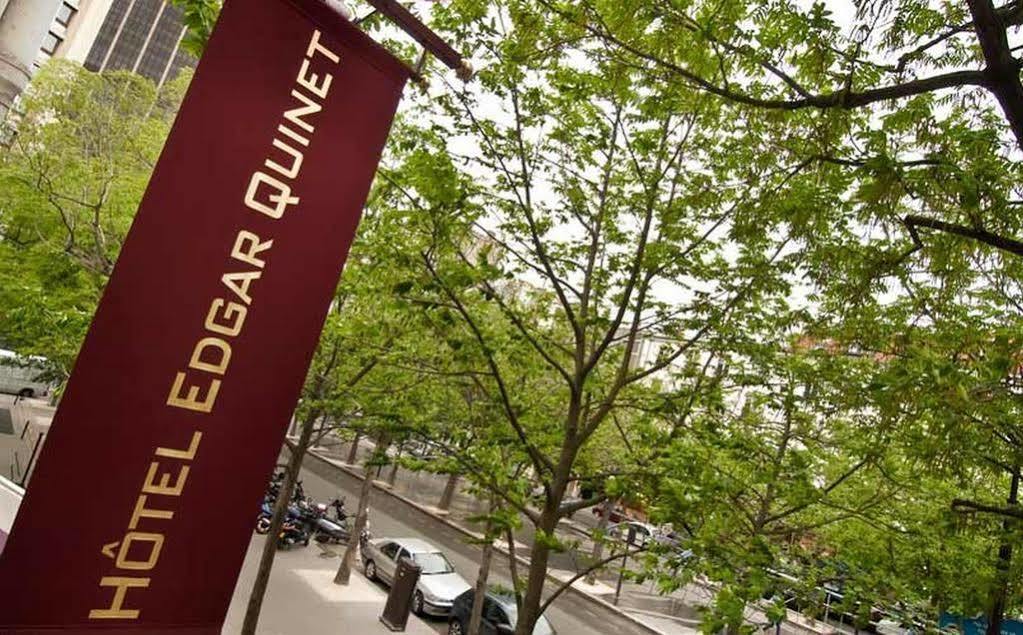 Hôtel Edgar Quinet Paris Exterior foto